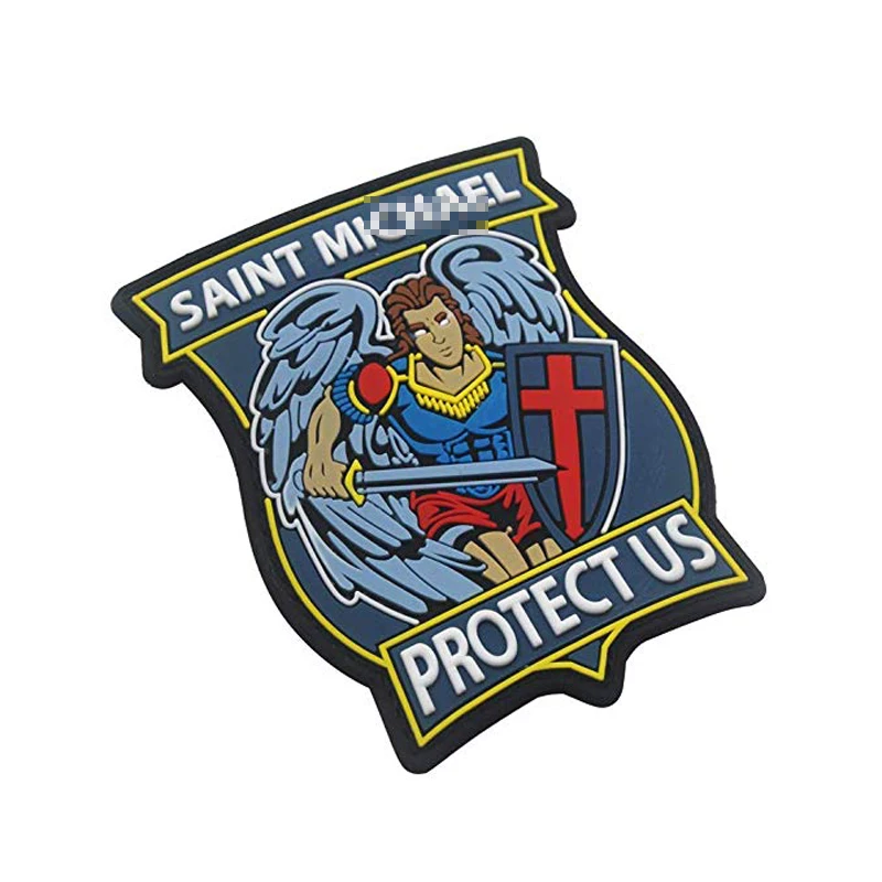 Военные нашивки Saint Michael защищают нас вышитые Угловые повязки Значки для одежды