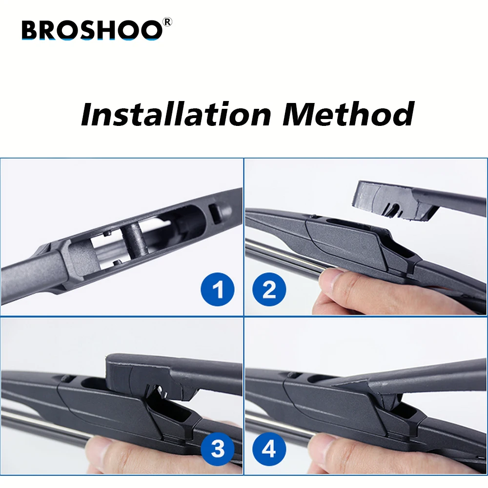 BROSHOO Car Rear Wiper Blades Back Windscreen Arm For Nissan NV200 Hatchback (2010-) 355mm Windshield Auto Styling | Автомобили и