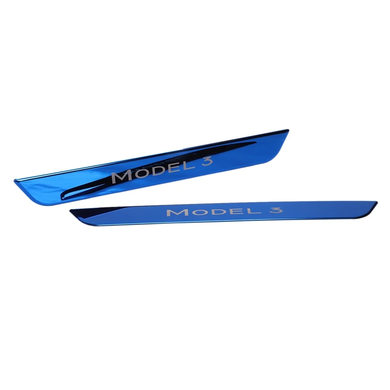 Модель 3 из нержавеющей стали Накладка на порог автомобиля для Tesla модель 2017 2018 2019
