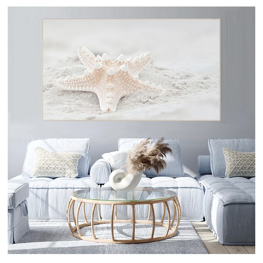 

Печатные плакаты, Морской Декор, Пляжный Пейзаж, Картина на холсте, БЕРЕГОВОЕ искусство, Декор ванной комнаты, ракушки, фотография, настенно...