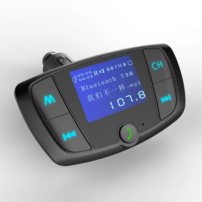 Автомобильный комплект jajabor с Bluetooth Hands Free, fm-передатчик, fm-модулятор, автомобильное зарядное устройство, поддержка TF карты/U диск воспроизведения