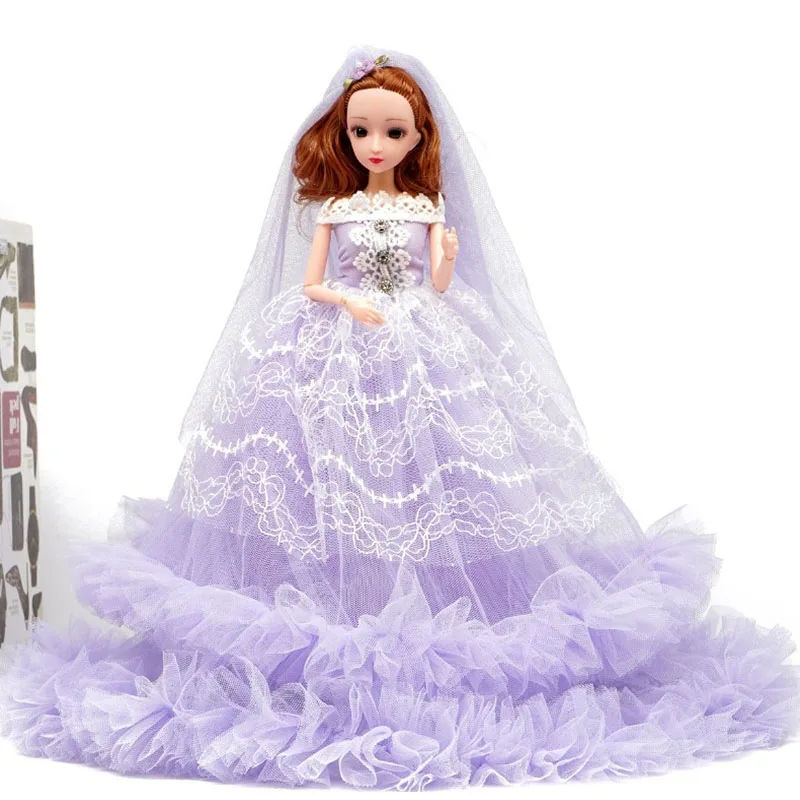 Кукла 40 см креативная Свадебная подарочная коробка принцессы набор игрушек для
