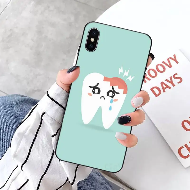 

NEW ARRIVAL Dental Definitions tooth Phone Cases for iPhone 11 12 pro XS MAX 8 7 6 6S Plus X 5S SE 2020 XR mini