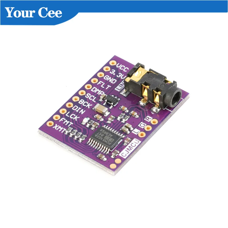 I2S PCM5102A Интерфейс декодер Стерео PCM5102 PLL голосовой модуль с 3 5 мм для наушников