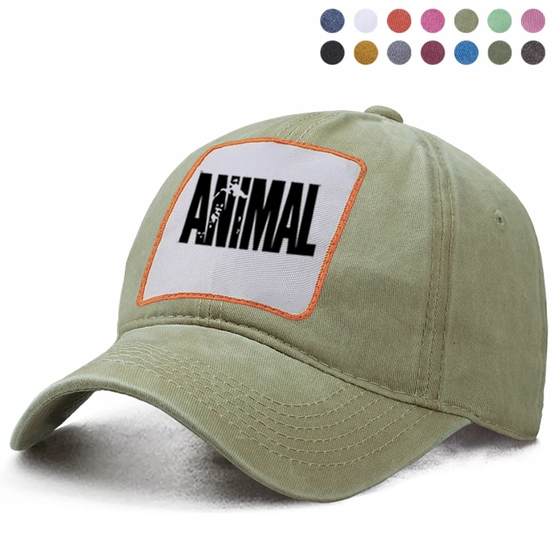 Бейсболка Кости с надписями в виде животных брендовая однотонная бейсболка для