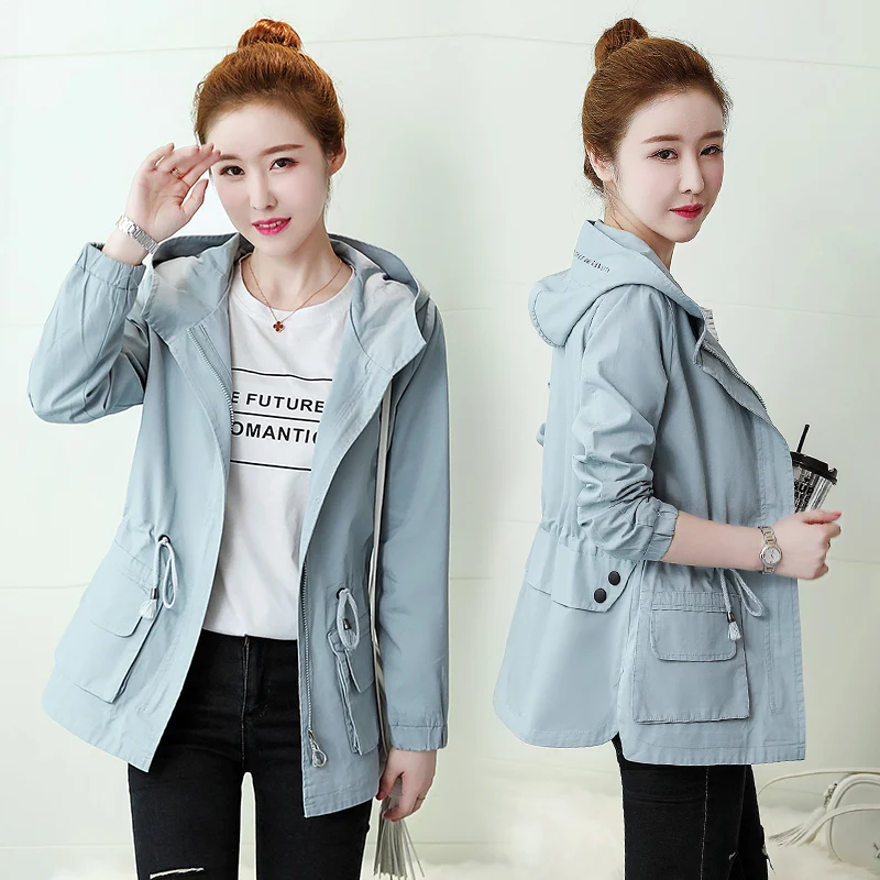 Женское короткое пальто 2021 платье на весну и осень новая Корейская версия для