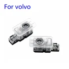 2 шт. для VOLVO XC60 XC90 S80 S60 S80L S60L V60 V40 2012-2019 Автомобильный светодиодный дверсветильник проектор с логотипом лазерный привидение тенсветильник