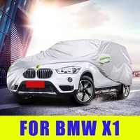 waterproof full car covers outdoor sunshade dustproof snow for bmw x1 e84 f48 2008 2021 accessories