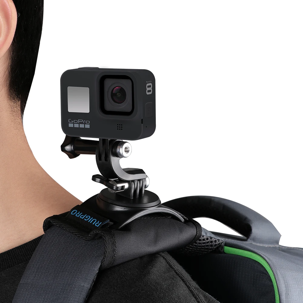 Аксессуары для Go Pro, рюкзак с поворотом на 360 градусов, зажим для GoPro Hero 8 7 6 5 4 или Xiaomi yi для SJCAM SJ4000