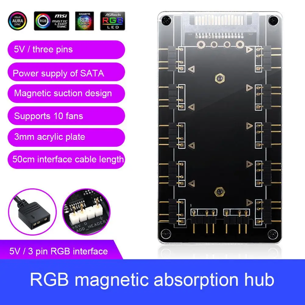 

5 В, 3 контакта/12 В, 4 контакта, магнитная подсветка RGB с удлинительным кабелем, подсветка с удлинительным кабелем Coolin