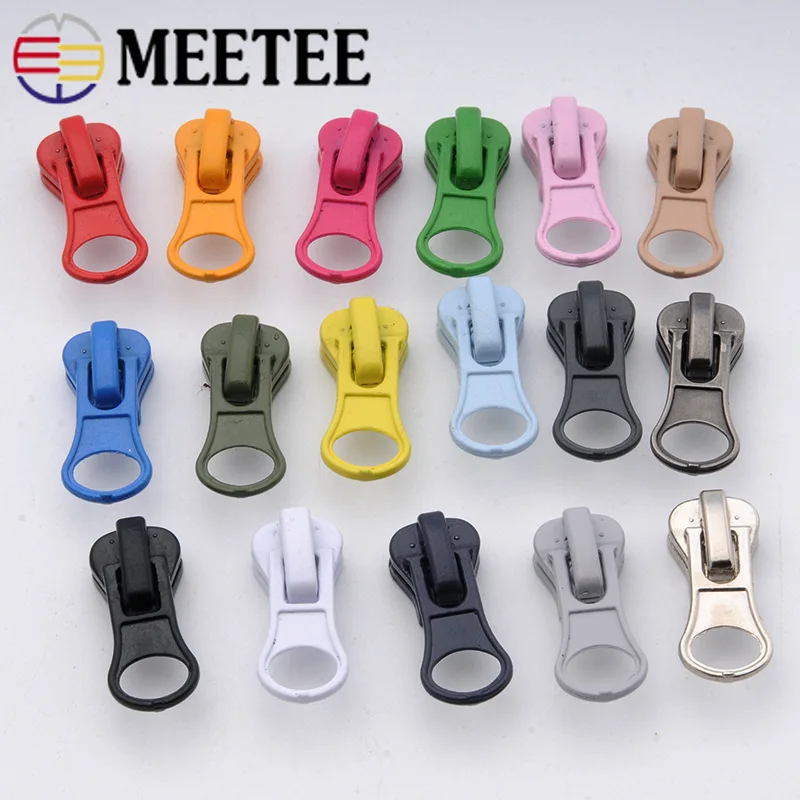 Meetee 20 штук 5 # разъемная застежка молния на устойчивом металлическом пулер