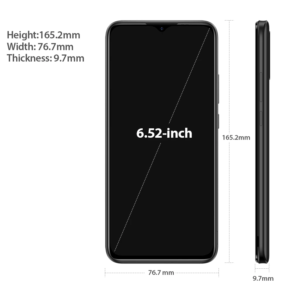 Ulefone Note 10(2021 новый) Android 11 смартфон 6 52 &quot2 ГБ + 32 Octa Core 4G мобильный телефон 5500 мАч с