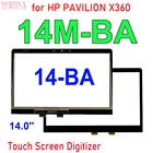 14,0 ''сенсорный дигитайзер для HP PAVILION X360 14M-BA 14-BA, сенсорный экран, дигитайзер, сменная панель, не ЖК