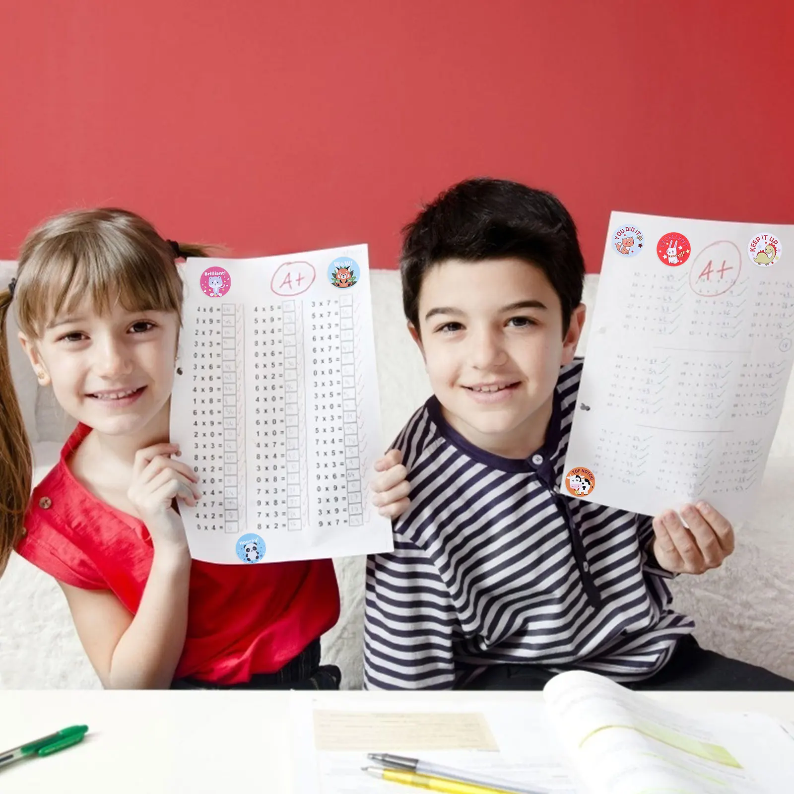 

2000 Pieces Reward Stickers Motivational Label Stickers