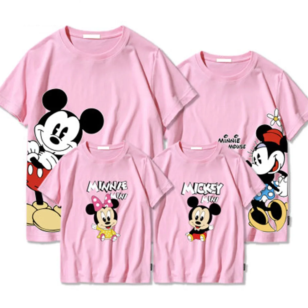 Футболка с круглым вырезом и коротким рукавом 7 цветов|Сочетающаяся одежда для