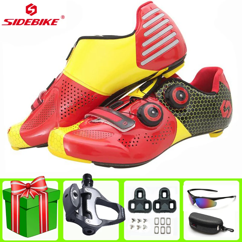 

Sidebike 2021 New Road Cycling Shoes Sapatilha Ciclismo Ultralight Self-Locking Professional Bicycle Bicicleta Sneakers