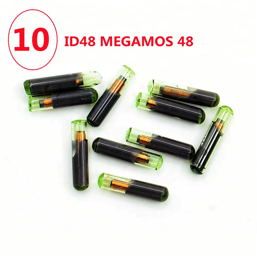 

10 шт. Megamos 48 чип клонируемый транспондер ID48 чип для MINI KEY TOOL KD MAX Key Tool Plus для Golf Mk7 Golf 6 Polo Skoda Seat