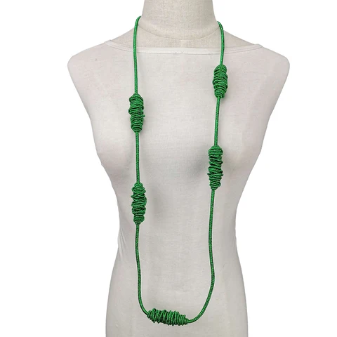 UKEBAY Новое дизайнерское роскошное ожерелье, ювелирные изделия, Женские аксессуары ручной работы, 9 цветов, ожерелья с подвесками, длинные массивные цепи для одежды