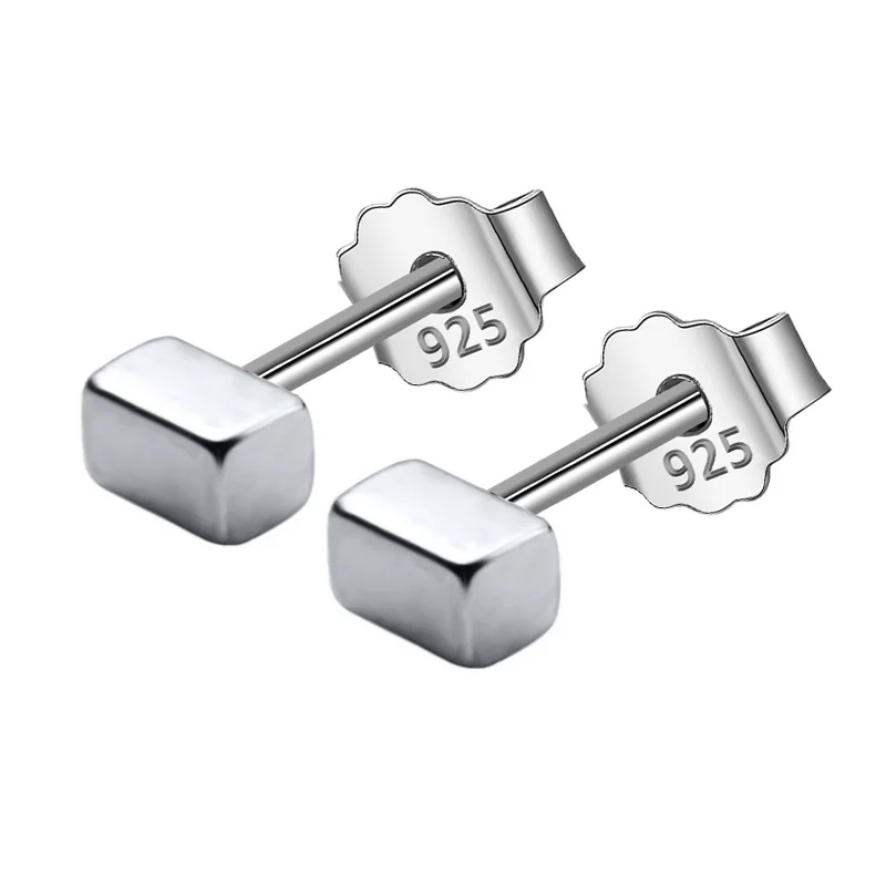 Серьги гвоздики из серебра 100% пробы 1 пара|Серьги-гвоздики| |