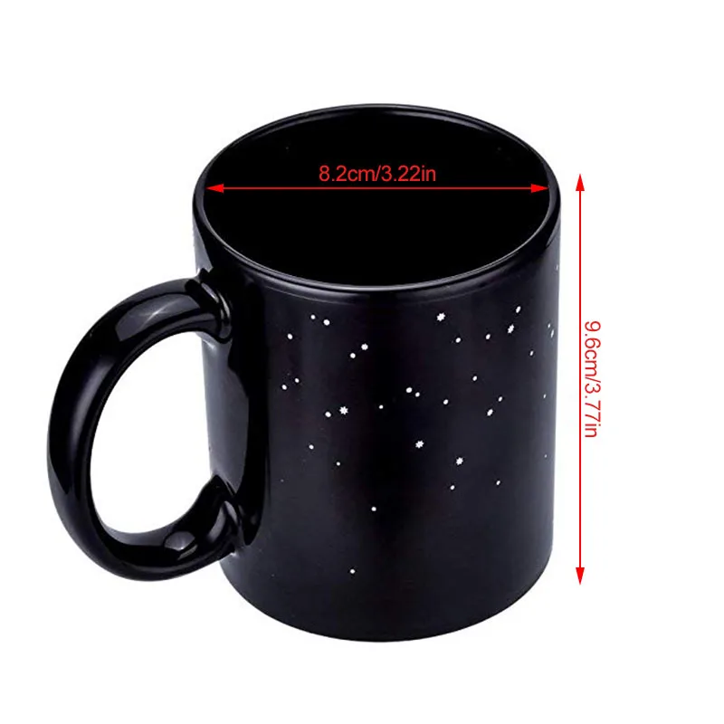 MYBOTTY Creative Solar System Magic Cup Color Changing Mug Porcelain Coffee Travel Heat-resistant Milk Mugs | Дом и сад