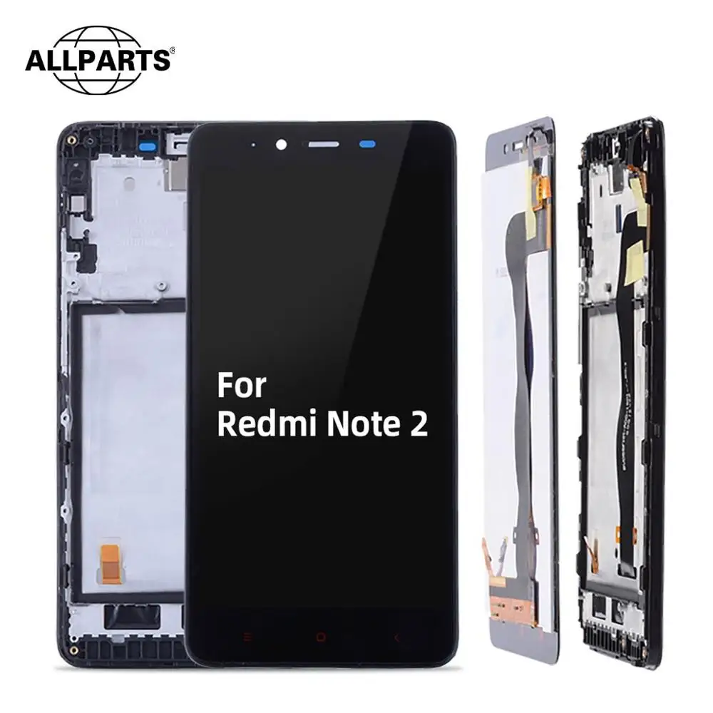 Дисплей для XIAOMI Redmi Note 2 LCD в сборе с тачскрином на рамке Оригинал 5.5''