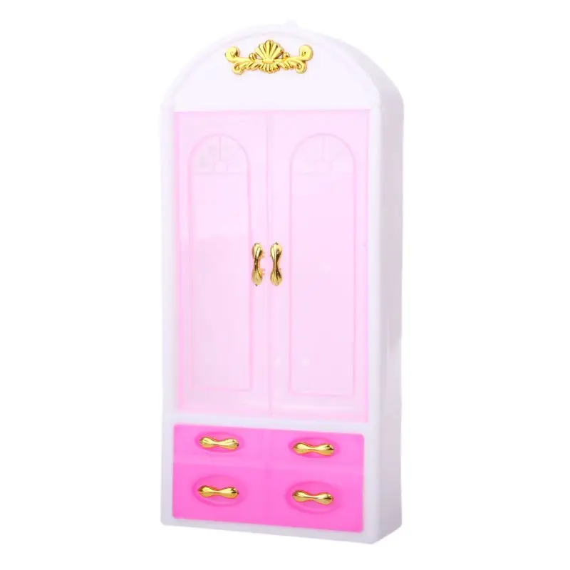 

Home Decration Doll Wardrobe Princess Bedroom Furniture Doll Accessories for Barbie Dolls Bathroom Accessories Children Toy