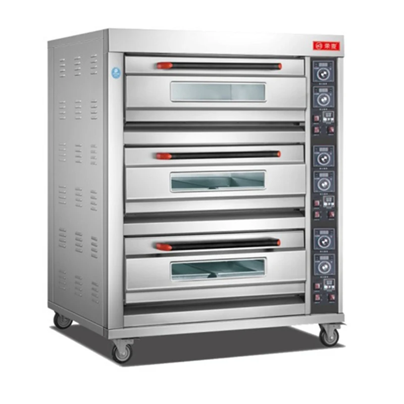 Электрическая печь для хлеба пиццы торта жареной курицы 6 лотков|Духовки| |