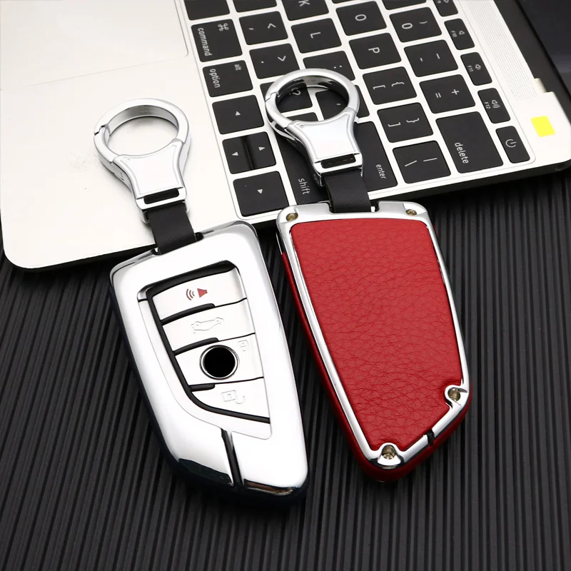 

Zinc Alloy+Leather Car Key Case For Bmw 1 3 5 7 Series X1 X3 X4 X5 X6 M3 M5 Z4 F10 F15 F16 F20 F30 F39 F48 E90 E60 E30 G11 G30
