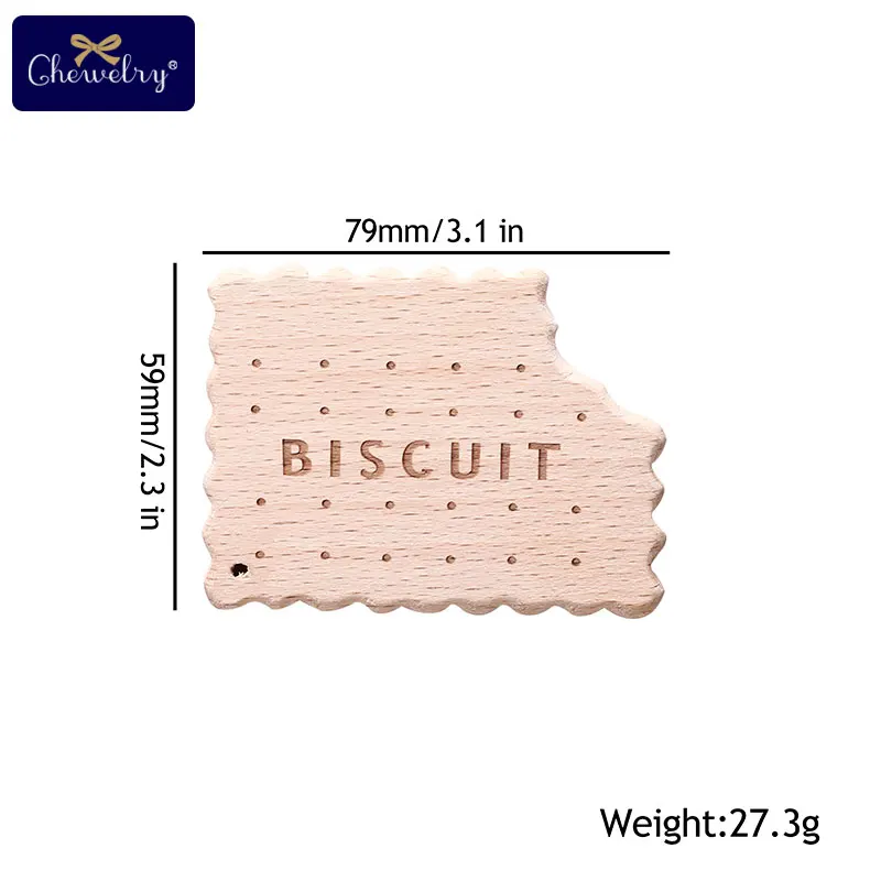 10 шт. детские деревянные подвеска-прорезыватель буковая древесина печенье