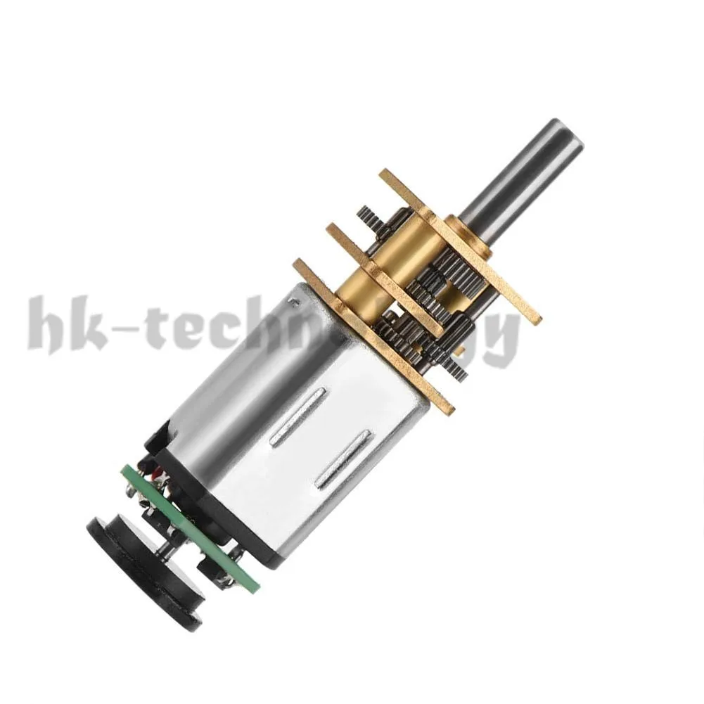 Bringsmart GB12-N20B микро двигатель постоянного тока 3V 6V с датчиком диске 30-500 об/мин