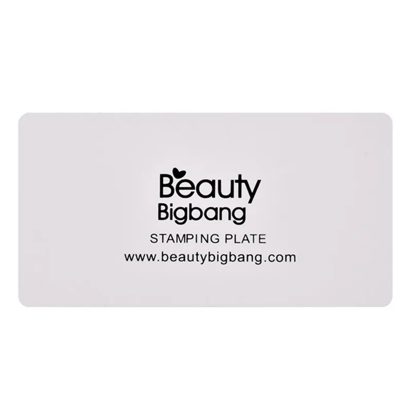 BeautyBigBang пластины для штамповки ногтей Летний цветок перо шаблон для ногтей пластина прямоугольный трафарет форма для дизайна ногтей BBB XL-015