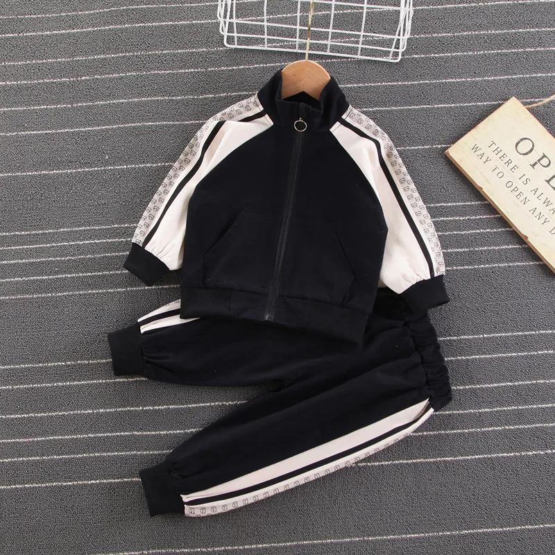 

Toddler Girls Clothing Sets Autumn Spring 0-5 Years Fashion 2Pcs Outfits Kids Cartoon Coat+Pants Baby Boys Tracksuit