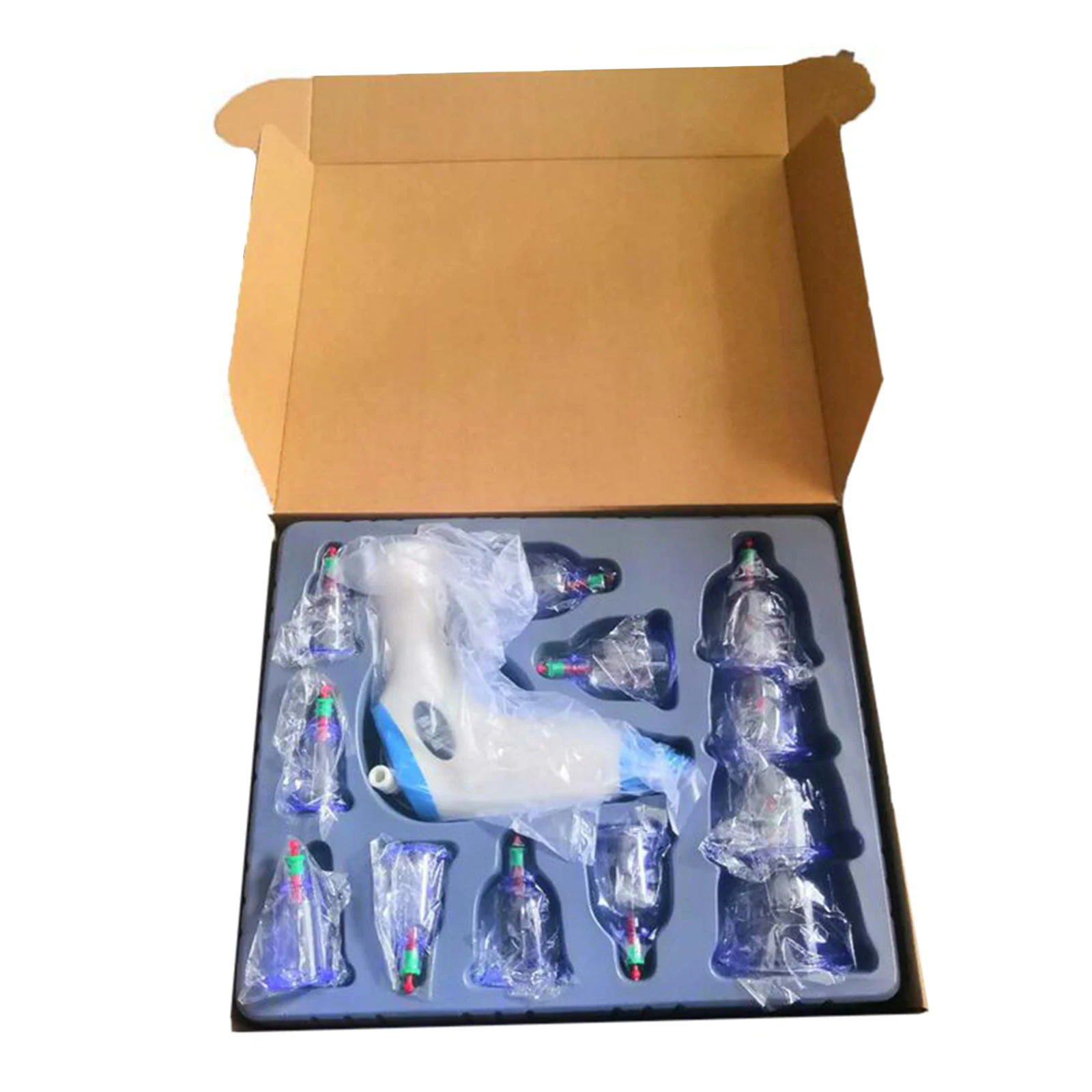 

Влажный/сухой Электрический магнитный всасывающий комплект для постановки банок для массажа мышц спины