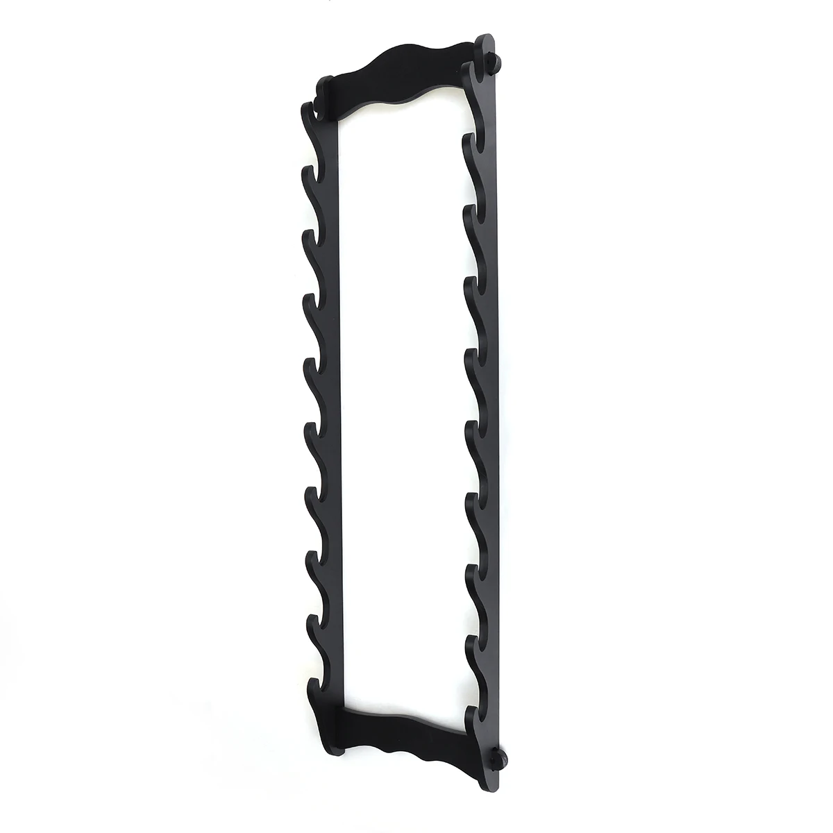 Japanese Samurai Sword Holder Black Wood Katana Stand Hanger Bracket Rack Display Wall-mount | Дом и сад