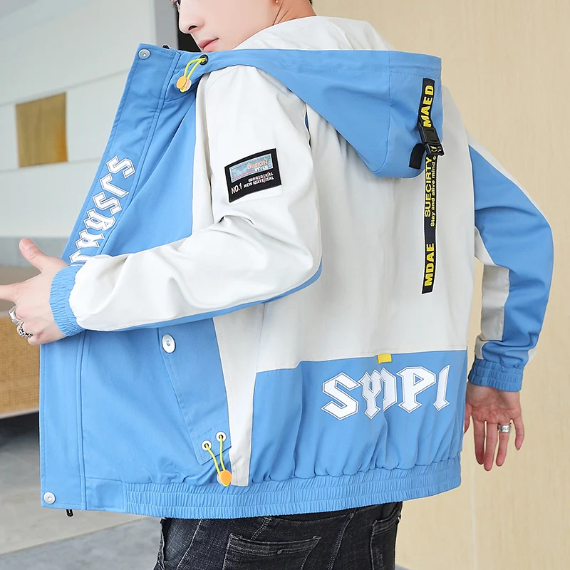 

Men's Winter Jacket Men Hot 2020 New Casual Waterproor Coat Hip Hop Windbreaker hooded Warm Parka puffer Jackets For Men Style