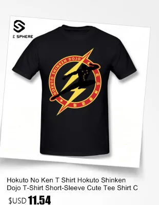 Hokuto No Ken, футболка, Kenshiro, футболка, 100 хлопок, короткий рукав, футболка, забавный рисунок, 4xl, Мужская Пляжная футболка