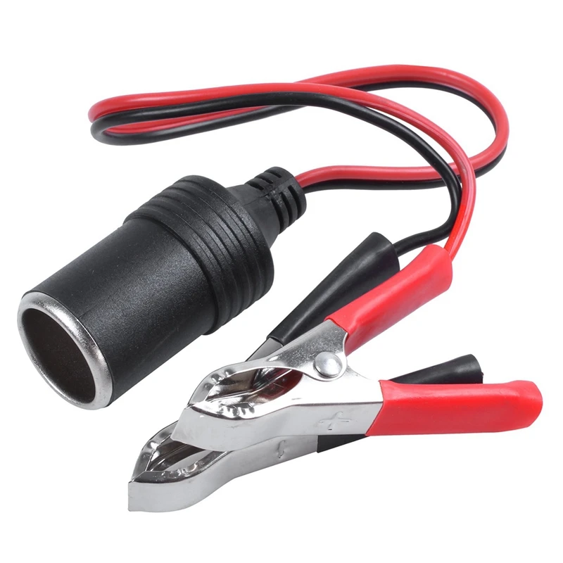 2X Car Battery Terminal Clip-On Cigarette Lighter Power Socket Adaptor 12V Camping | Автомобили и мотоциклы