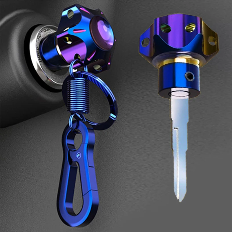 CNC Aluminum Alloy Motorcycle Key Cover & Keychain For honda dio 34 pcx 150 x11 cb1300 cb500x cb 650r varadero xl1000 zoomer