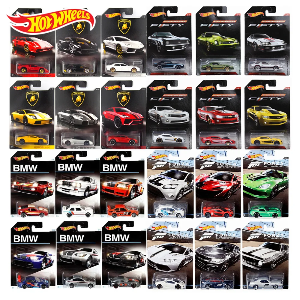 original hot wheels car 164 collector edition metal diecast 164 model hotwheels car toy brand of rambogini honda ford boy gift free global shipping