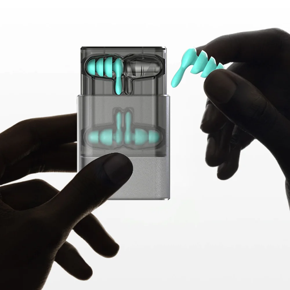 Многоразовые затычки для ушей шумоподавляющие мягкие звукоизоляционные анти