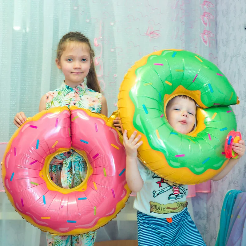 

Self-sealing Cartoon balloon animal/unicorn/fruit/donut/mermaid shape Aluminum ballons for Children's Party Decoration globos