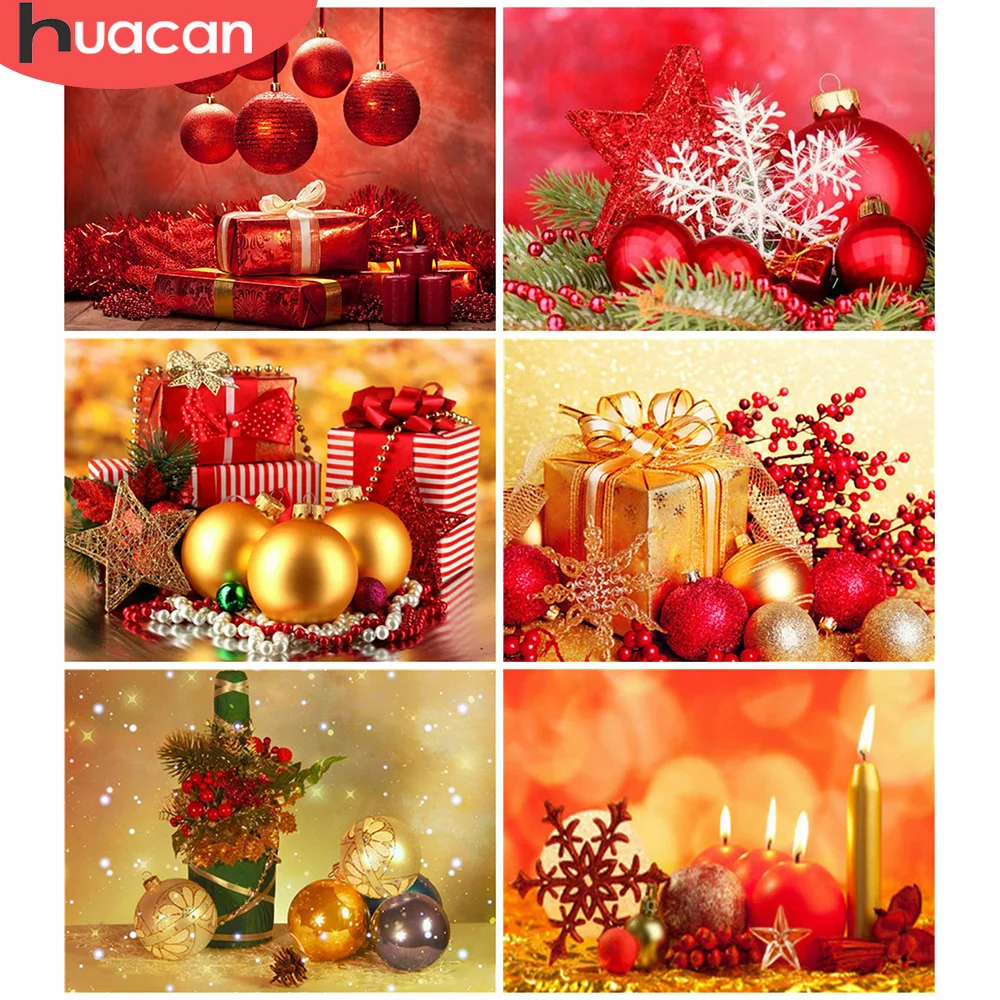 

HUACAN Алмазная картина, Рождественская елка, подвеска, домашний декор, алмазная вышивка, свеча, картина, стразы, мозаика, ручная работа, подаро...