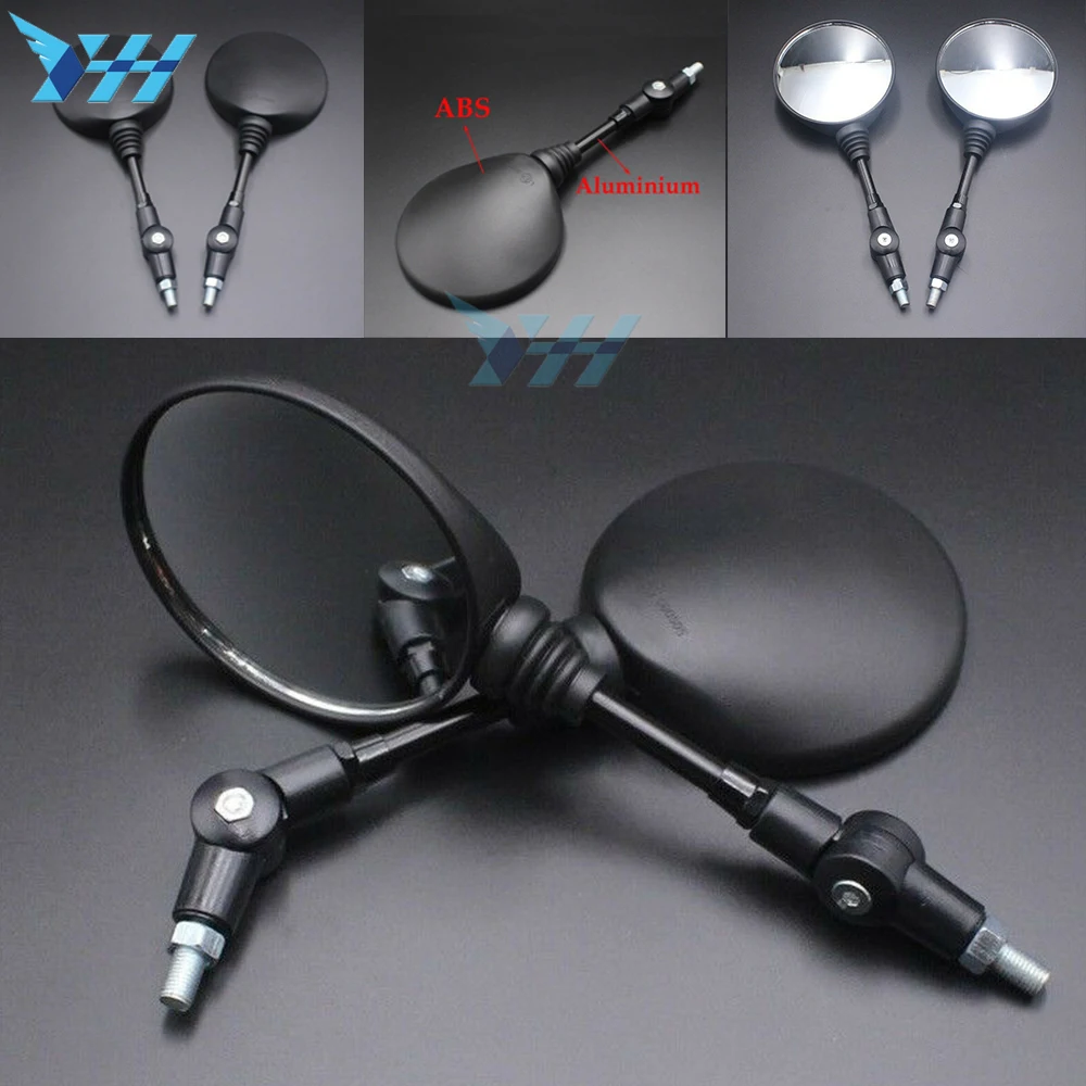 

Folding mirror Rearview Side Mirrors Motorcycle Universal Scooter Mirrors