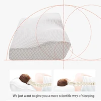 xiaomi memory pillow latex slow rebound sleep aid health care butterfly shaped shoulder and neck care natural breathable pillow