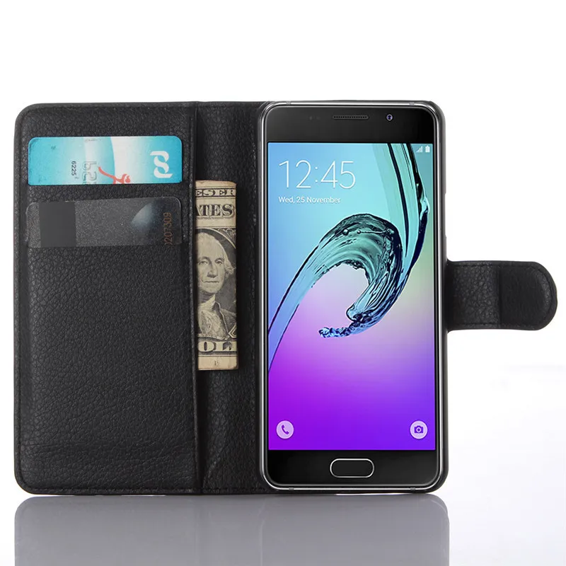 Кожаный флип-чехол для samsung Galaxy A3 A310F SM-A310F A310f/ds Роскошный кошелек Coque для samsung A3 чехол для телефона