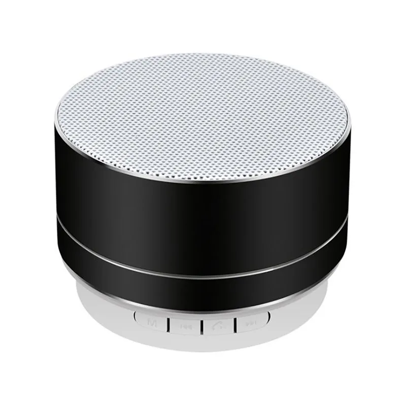 black Беспроводной bluetooth-динамик с сабвуфером поддержка tf-карты открытый портативный громкоговоритель s для iPod айпад ноутбук - Цвет: black