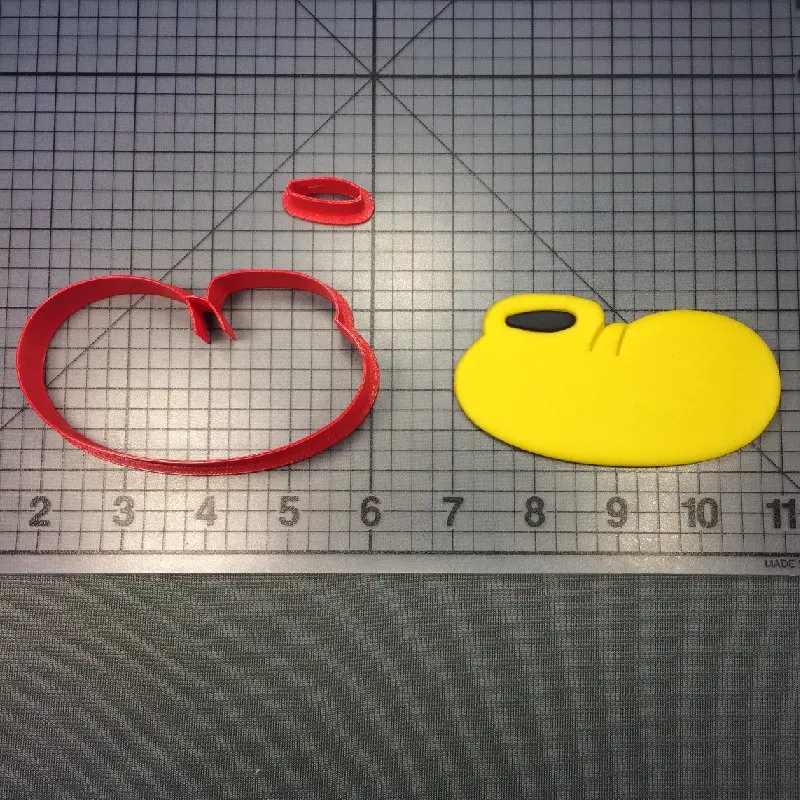 3D печатных пла-пластиковым классический Мышь брюки левый правый ботинок fondant