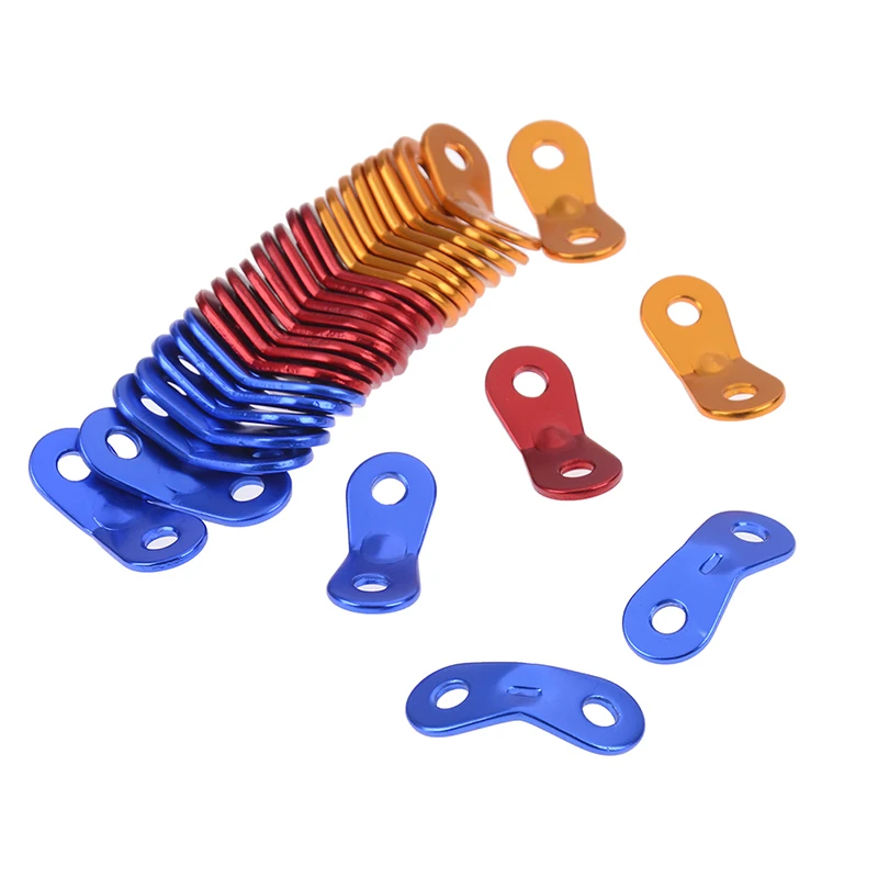 10 шт./лот наружные натяжители шнура из алюминиевого сплава для кемпинга веревок