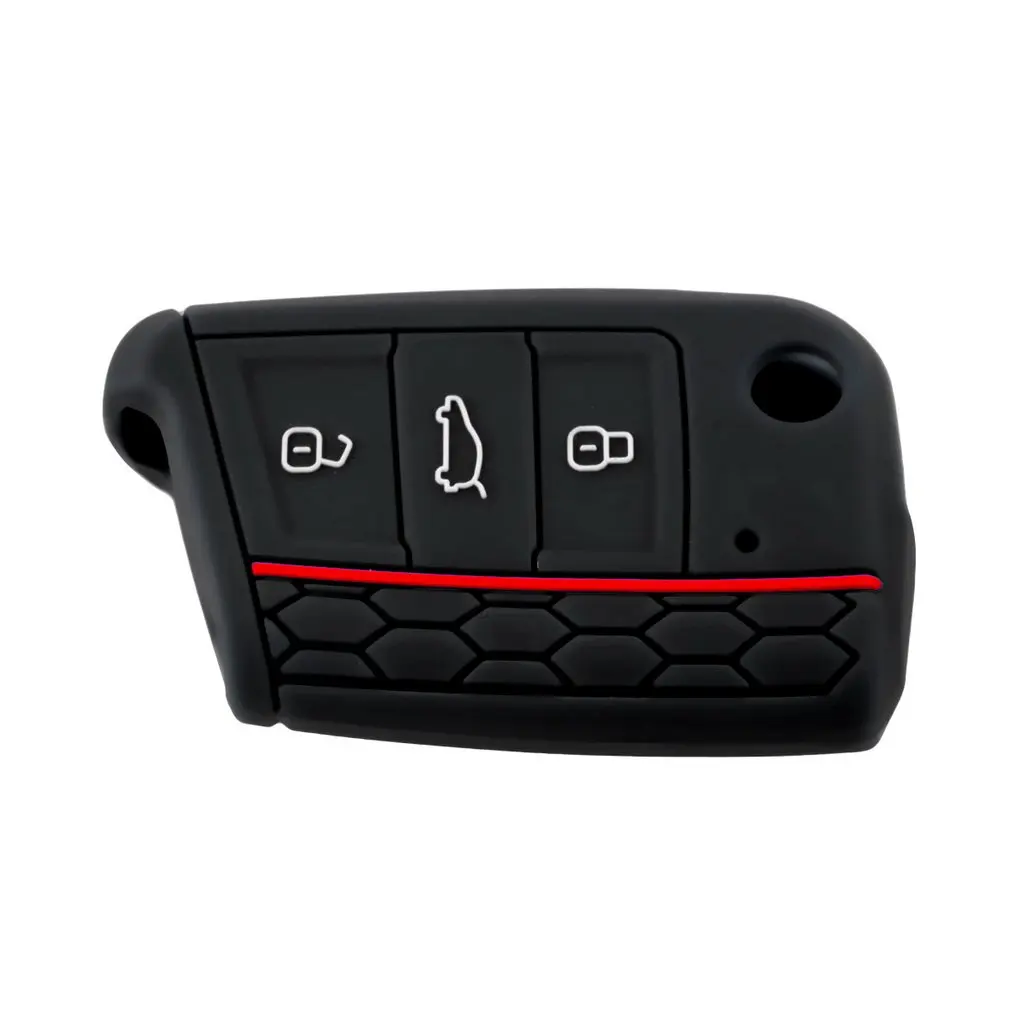 

Universal Durable Silicone Car Key Cover Case Flip Key Cap Remote Control For Volkswagen Golf 7 Nissan Xterra Dropshipping