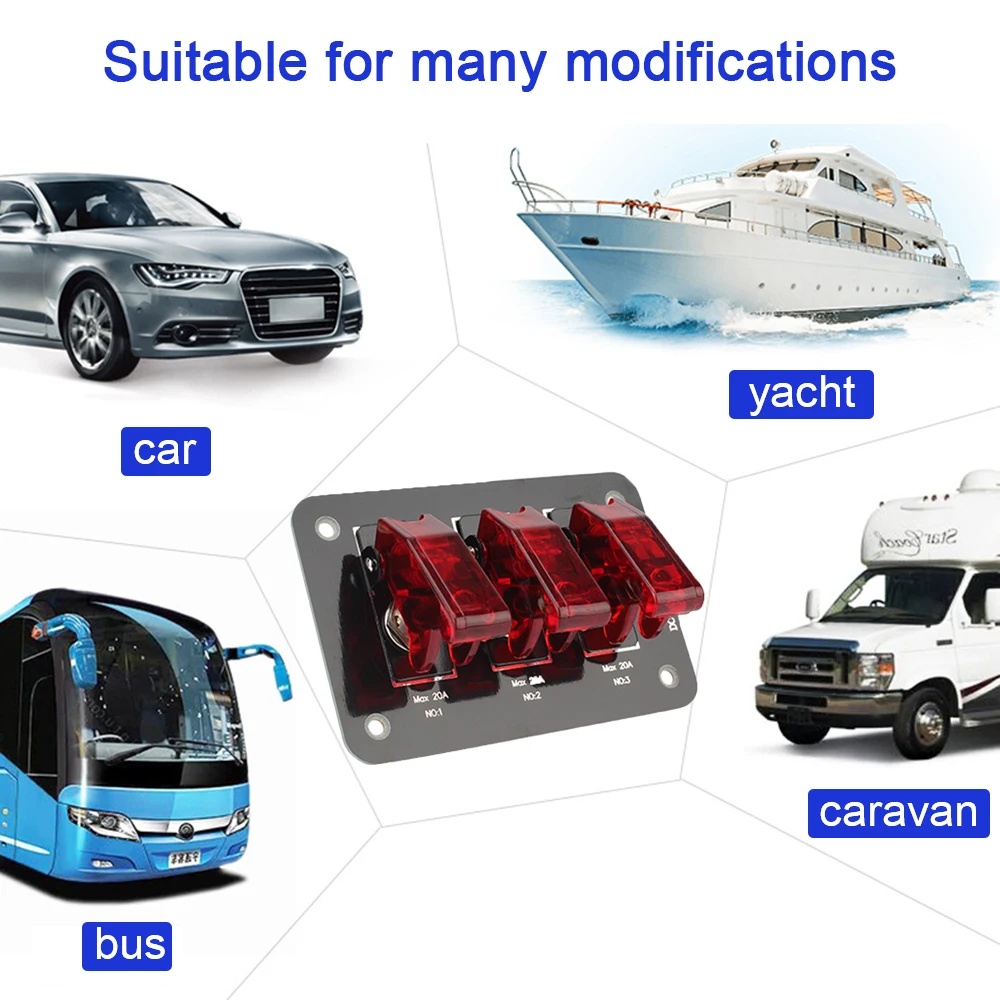 12 В 24 в переключатель панель Выключатель светильник Кнопка зажигания СТАРТ стоп
